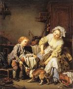 Jean Baptiste Greuze The Verwohnte child Germany oil painting artist